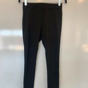 Chevron black leggings